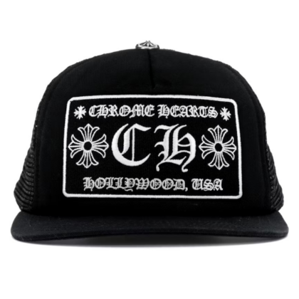 CHROME HEARTS BLACK TRUCKER